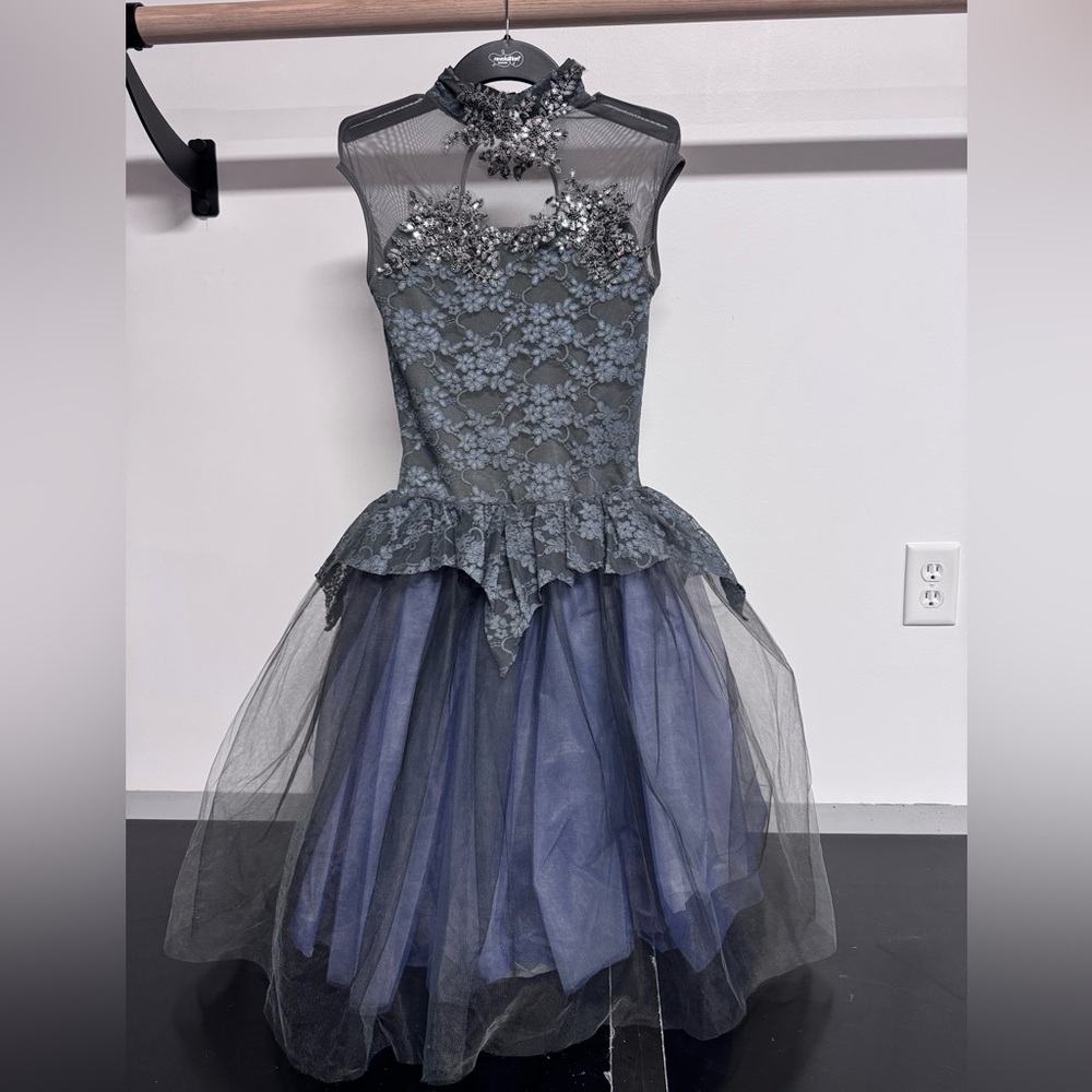 NEW Weissman Ballet Tutu Dance Costume Size MA Medium Adult Gray Purple Lace